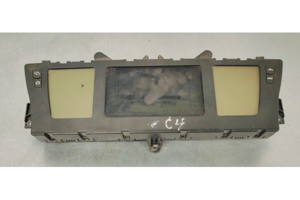 Recambio de cuadro instrumentos para citroen c4 grand picasso exclusive plus referencia OEM IAM P9663789580  