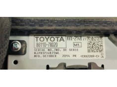 Recambio de pantalla multifuncion para lexus nx 2.5i eh 153 [300h] 4x4 referencia OEM IAM 8611078020  