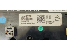 Recambio de mando climatizador para opel insignia berlina 1.6 cdti 136 fap referencia OEM IAM 26202377  