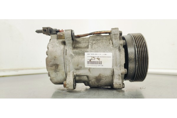 Recambio de compresor aire acondicionado para seat ibiza (6k1) 1.4 referencia OEM IAM 1H0820803D  