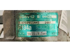 Recambio de compresor aire acondicionado para peugeot 206 berlina look referencia OEM IAM 9655191580  