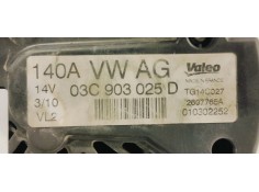 Recambio de alternador para seat leon (1p1) referencia OEM IAM 03C903025D  
