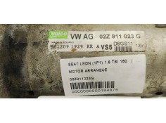 Recambio de motor arranque para seat leon (1p1) 1.8 tsi 160 referencia OEM IAM 02Z911023G  