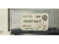 Recambio de elevalunas delantero derecho para volkswagen jetta (1k2) referencia OEM IAM 1K5837462B  