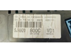 Recambio de cuadro instrumentos para skoda rapid 1.6 tdi 105 fap referencia OEM IAM 5JA920800C  