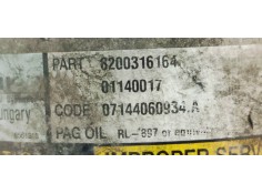 Recambio de compresor aire acondicionado para renault megane ii berlina 5p confort dynamique referencia OEM IAM 8200316164  