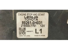 Recambio de modulo electronico para toyota aygo x 1.0i 72 referencia OEM IAM 892610H031  