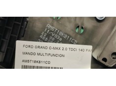 Recambio de mando multifuncion para ford grand c-max 2.0 tdci 140 fap referencia OEM IAM AM5T18K811CD  