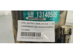 Recambio de compresor aire acondicionado para opel vectra c berlina club referencia OEM IAM 13140505  