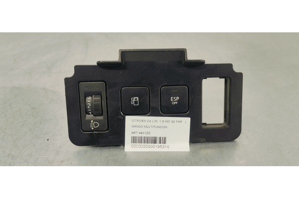 Recambio de mando multifuncion para citroen c4 lim. 1.6 hdi 92 fap referencia OEM IAM 96714851ZD  