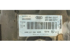 Recambio de faro izquierdo para audi a4 berlina (8e) 1.9 tdi (96kw) referencia OEM IAM 8E0941003F  