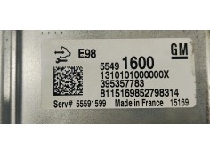 Recambio de centralita motor uce para opel astra j lim. 1.6 cdti referencia OEM IAM 55491600  