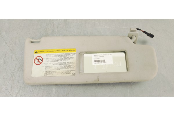 Recambio de parasol derecho para volkswagen passat berlina (3c2) 2.0 tdi 140 referencia OEM IAM 3C0857552  