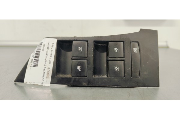 Recambio de mando elevalunas delantero izquierdo para opel astra j lim. 1.6 cdti referencia OEM IAM 13305011  