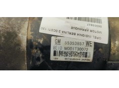 Recambio de motor arranque para opel insignia berlina 2.0cdti 130 fap referencia OEM IAM 55353857  