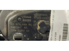 Recambio de valvula egr para citroen c4 picasso 1.6 hdi 120 fap referencia OEM IAM 9807369980  