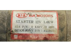 Recambio de motor arranque para kia carnival ii referencia OEM IAM 111916  