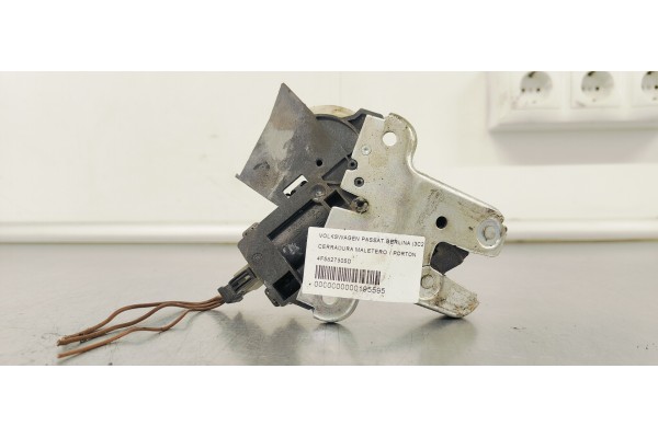 Recambio de cerradura maletero / porton para volkswagen passat berlina (3c2) 2.0 tdi 140 referencia OEM IAM 4F5827505D  