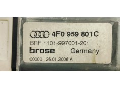 Recambio de elevalunas trasero izquierdo para audi a6 berlina (4f2) 3.0 tdi quattro (171kw) referencia OEM IAM 4F0839461A  