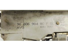 Recambio de cerradura puerta delantera izquierda para peugeot 407 sw sport referencia OEM IAM 9660698480  