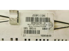 Recambio de pantalla multifuncion para peugeot 407 sw sr confort referencia OEM IAM 9658232780  