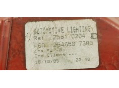 Recambio de faro antiniebla trasero derecho para peugeot 407 sw sport referencia OEM IAM 9646507380  