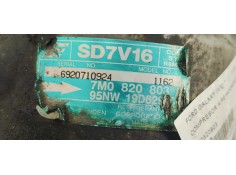 Recambio de compresor aire acondicionado para ford galaxy (vx) referencia OEM IAM 7M0820803  