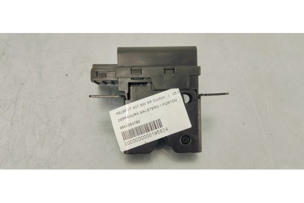 Recambio de cerradura maletero / porton para peugeot 407 sw sr confort referencia OEM IAM 9648254780  