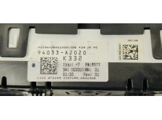 Recambio de cuadro instrumentos para kia cee´d 1.4 crdi 90 fap referencia OEM IAM 94033A2020  