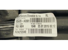 Recambio de elevalunas trasero izquierdo para kia cee´d 1.4 crdi 90 fap referencia OEM IAM 83470A2001  