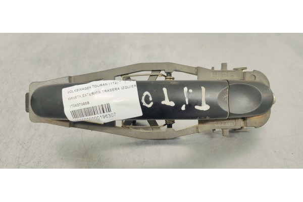 Recambio de maneta exterior trasera izquierda para volkswagen touran (1t2) referencia OEM IAM 1T0837885B  