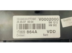 Recambio de cuadro instrumentos para volkswagen touran (1t2) referencia OEM IAM 1T0920864A  