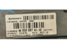 Recambio de pantalla multifuncion para citroen c4 picasso seduction referencia OEM IAM 9805089780  