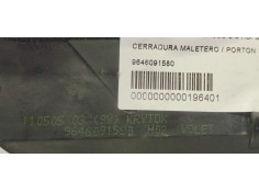 Recambio de cerradura maletero / porton para citroen xsara picasso 2.0 hdi satisfaction referencia OEM IAM 9646091580  