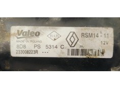 Recambio de motor arranque para renault clio iv 1.5 dci 75 fap referencia OEM IAM 233008223R  