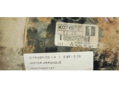 Recambio de motor arranque para citroen c3 1.4 referencia OEM IAM M000T45071ZT  