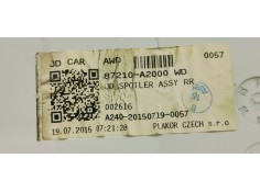 Recambio de aleron trasero para kia cee´d 1.4 crdi 90 fap referencia OEM IAM 87210A2000  