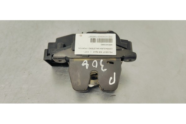 Recambio de cerradura maletero / porton para peugeot 308 sport referencia OEM IAM 9660403880  