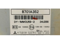 Recambio de sistema audio / radio cd para mitsubishi asx (ga0w) 1.8did 115 4x4 fap referencia OEM IAM 8701A352  