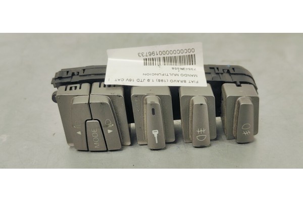 Recambio de mando multifuncion para fiat bravo (198) 1.9 jtd 16v cat referencia OEM IAM 735424858  