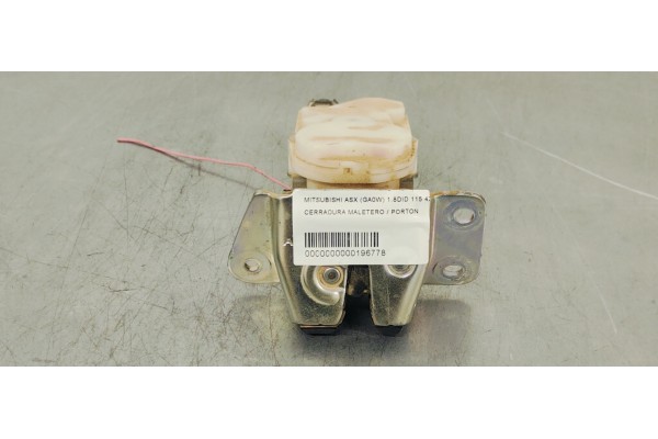 Recambio de cerradura maletero / porton para mitsubishi asx (ga0w) 1.8did 115 4x4 fap referencia OEM IAM   