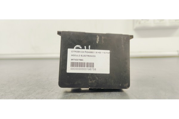 Recambio de modulo electronico para citroen c4 picasso 1.6 hdi 115 fap referencia OEM IAM 9678007680  