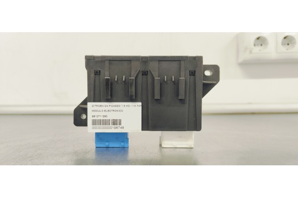 Recambio de modulo electronico para citroen c4 picasso 1.6 hdi 115 fap referencia OEM IAM 9812711280  