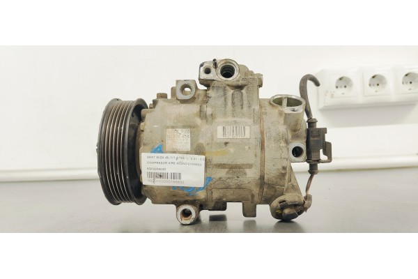 Recambio de compresor aire acondicionado para seat ibiza (6l1) 1.9 tdi referencia OEM IAM 6Q0820803D  