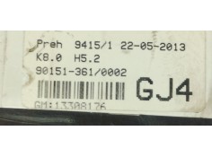 Recambio de mando climatizador para opel zafira b enjoy referencia OEM IAM 13308176  