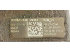 Recambio de bomba inyeccion para peugeot 407 st sport referencia OEM IAM 9658193980  