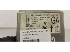 Recambio de centralita airbag para ford galaxy (ca1) 2.0 tdci 140 fap referencia OEM IAM 0285010140  