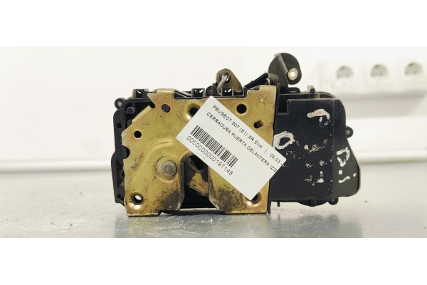 Recambio de cerradura puerta delantera izquierda para peugeot 307 (s1) xr clim referencia OEM IAM   