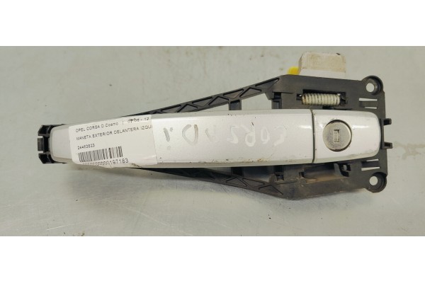 Recambio de maneta exterior delantera izquierda para opel corsa d cosmo referencia OEM IAM 24463523  