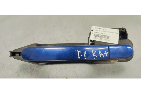 Recambio de maneta exterior trasera izquierda para ford ka+ 1.2i 85 referencia OEM IAM E4B5A224A37BF  